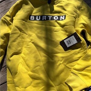 Burton Vault crewneck sweater Vibrant Yellow - NWT
